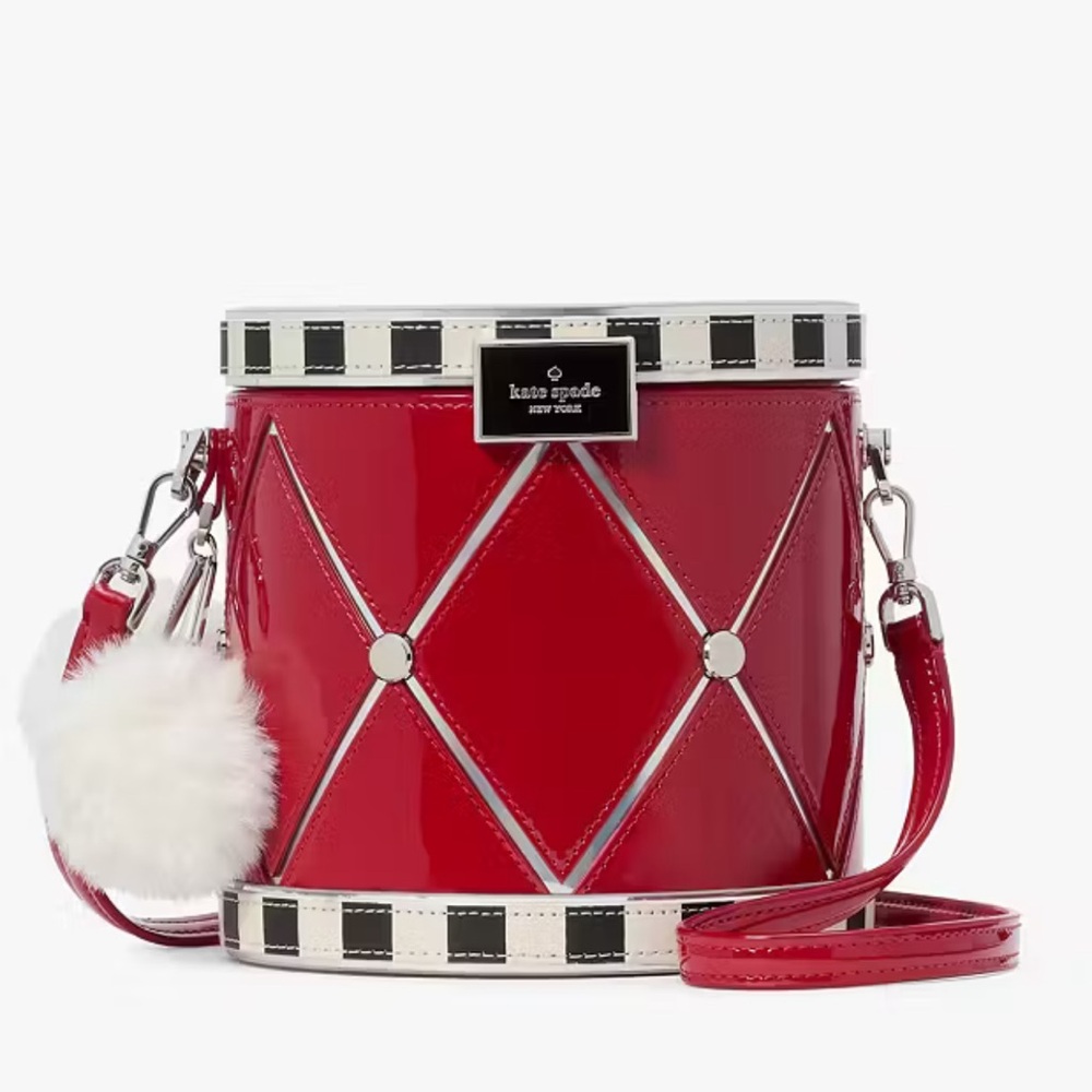 Kate Spade Oh What Fun Toy Store 3D Drum Crossbody NWT/NIP 🥁